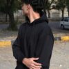 black hoodie