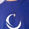 Stylish navy drop shoulder